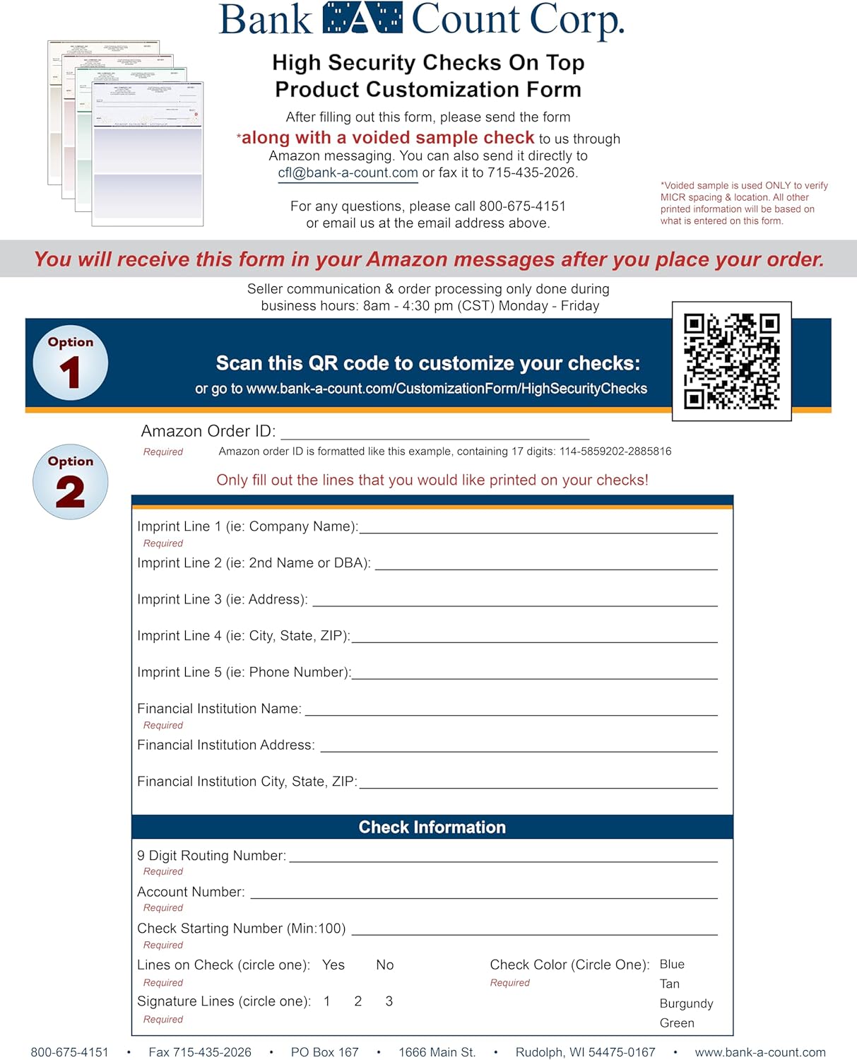 Tan High Security Checks on Top Compatible w/QB accounting software - Custom Computer Checks on Top (500)