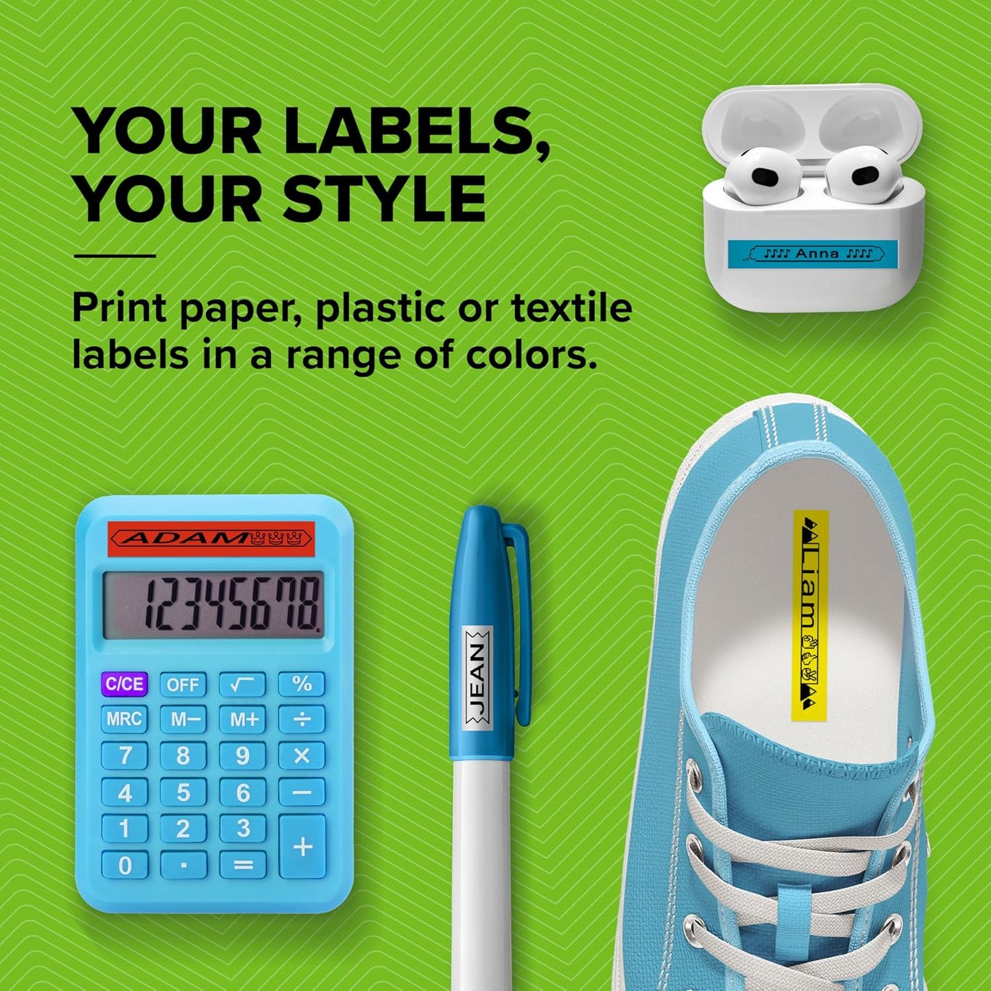 DYMO LetraTag 200B Bluetooth Compact Label Maker Value Pack Wireless Connection to iOS and Android Includes 3 Assorted Label Tapes