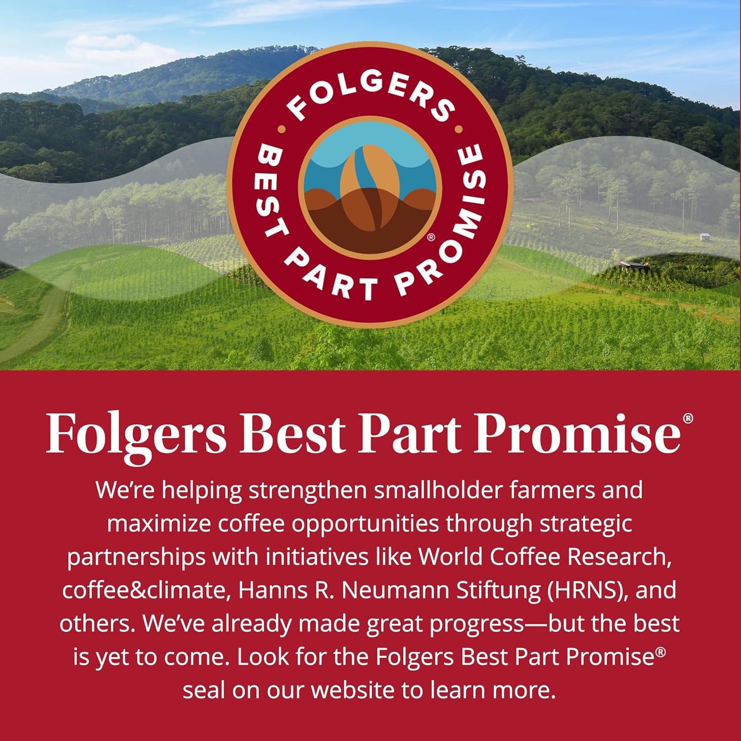 Folgers Half-Caff Medium Roast Coffee, 72 Keurig K-Cup Pods