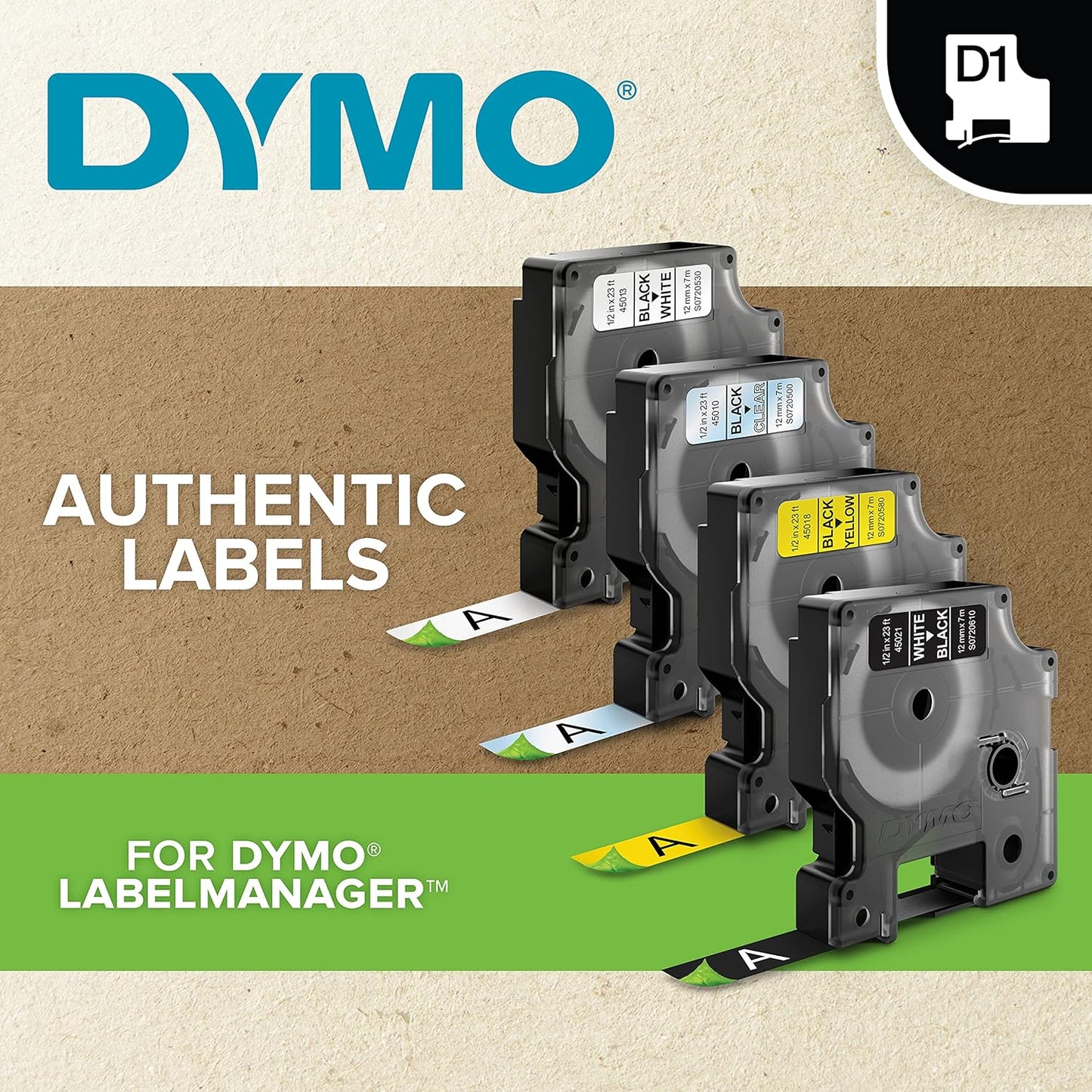 DYMO LabelManager 160 Portable Label Maker Bundle, Easy-to-Use, One-Touch Smart Keys, QWERTY Keyboard, Large Display, for Home & Office Organization, Includes 3 D1 Label Cassettes (Pack of 6)